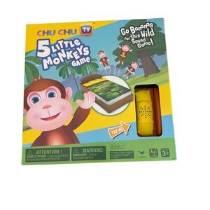 Spin Master Cardinal Chu Chu TV 5 Little Monkeys Game Jumping On The Bed Musical